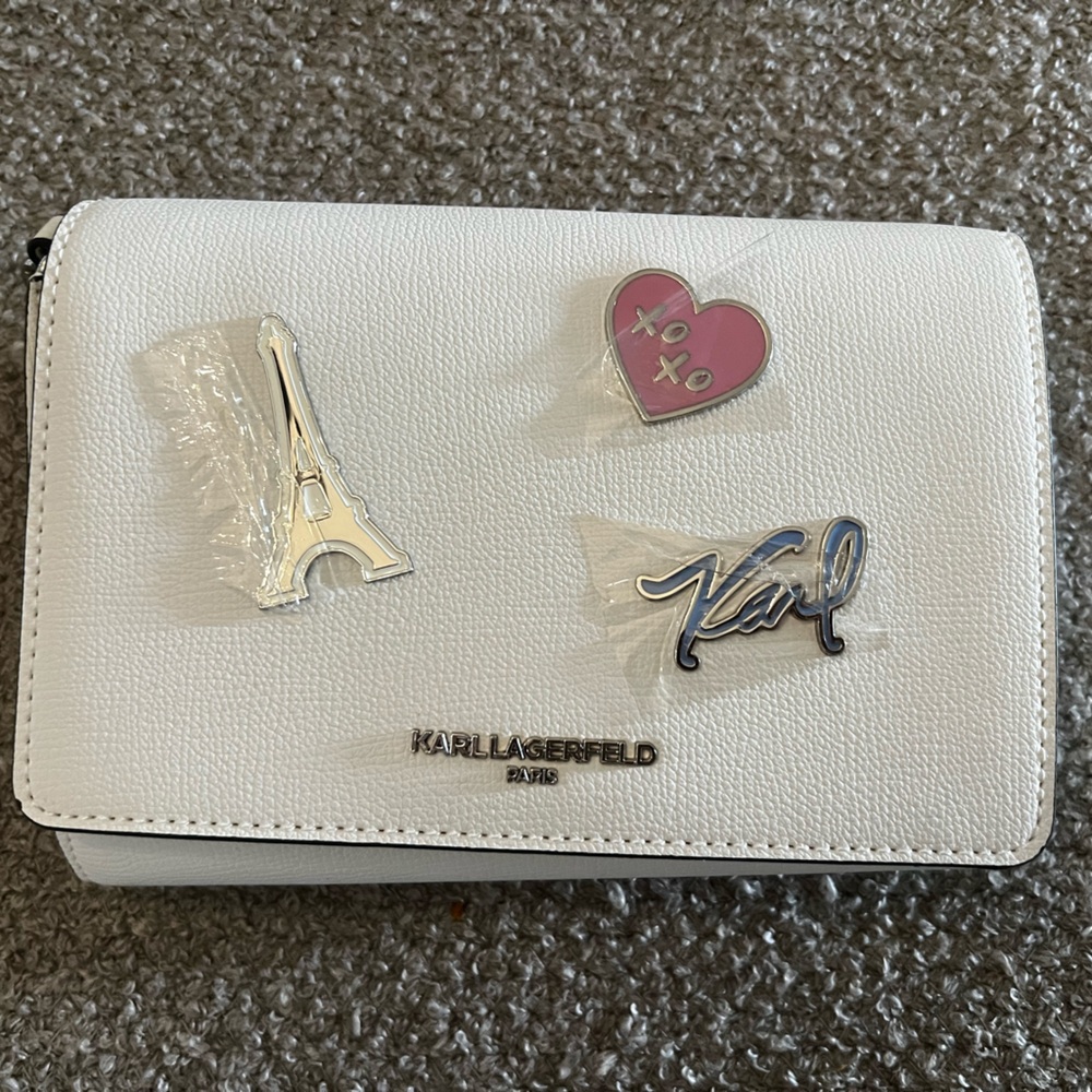 Karl Lagerfeld White Women's Wallet crossbody